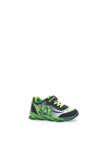 Sneakers Verdi e Nere Con Velcro Avengers Hulk R1010212T