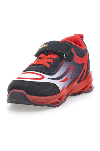 Sneakers Rosse e Nere Con Velcro Spiderman R1310515T