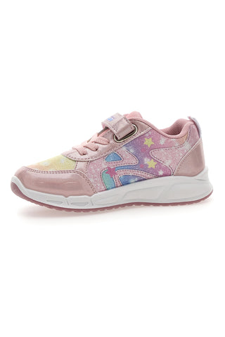 Sneakers Rosa con Brillantini e Stampa UNICORNO S8010119T