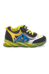 Gelbe und schwarze Sneakers mit Batman-Riemen W1020205