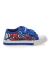 Blaue Sneakers mit Lichtern und weißer Gummispitze SPIDERMAN R1310509T