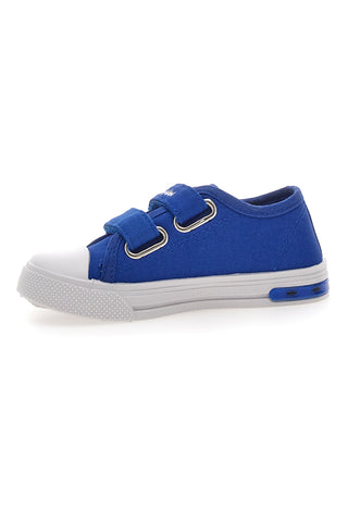 Blaue Sneakers mit Lichtern und weißer Gummispitze SPIDERMAN R1310509T
