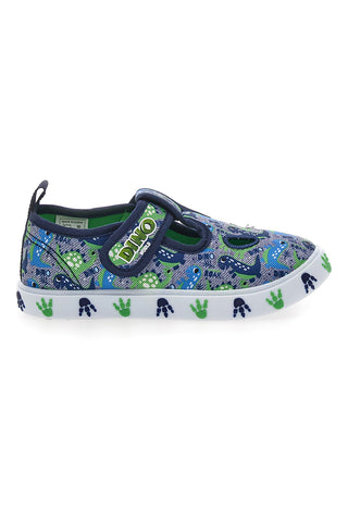 Sandali Blu e Verdi con Velcro DINAUSO S8020127T