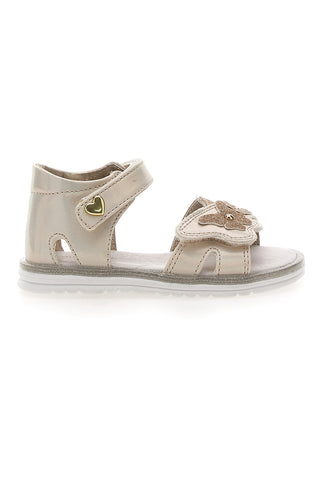 Sandali oro con fiore decorativo e velcro LAURA BIAGIOTTI AG1639115519