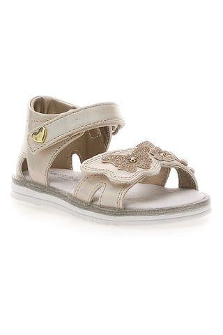 Sandali oro con fiore decorativo e velcro LAURA BIAGIOTTI AG1639115519