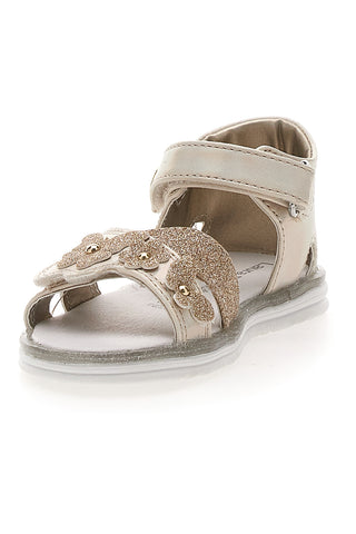 Sandali oro con fiore decorativo e velcro LAURA BIAGIOTTI AG1639115519