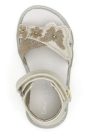 Sandali oro con fiore decorativo e velcro LAURA BIAGIOTTI AG1639115519