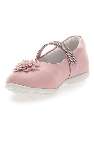 Ballerinas mit Blume und rosa Strasssteinen ENERGY E702