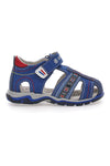 Pitt Kids 14356 Blaue Sandalen mit Klettverschluss