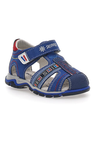 Pitt Kids 14356 Blaue Sandalen mit Klettverschluss