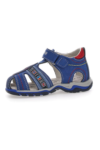Pitt Kids 14356 Blaue Sandalen mit Klettverschluss