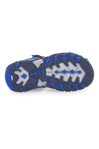 Pitt Kids 14356 Blaue Sandalen mit Klettverschluss