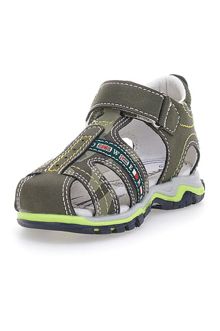 Sandali verdi con Velcro Pitt Kids 12540