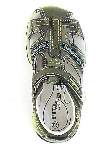 Sandali verdi con Velcro Pitt Kids 12540