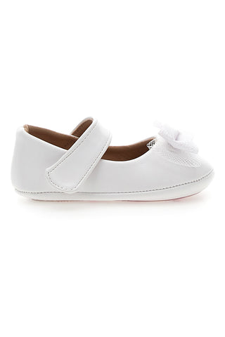 Weiße Lauflernballerinas mit Riemen GRAZIE GIRL 39G2501S