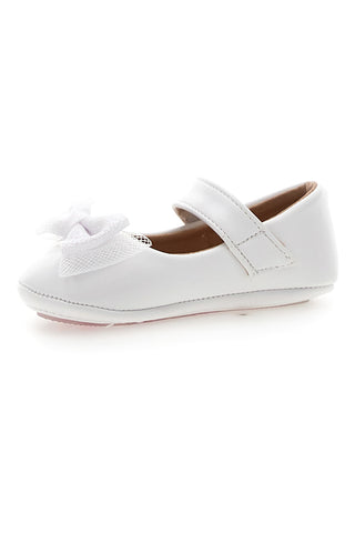 Weiße Lauflernballerinas mit Riemen GRAZIE GIRL 39G2501S