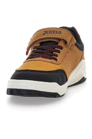 Joma J.Jarama JR 2524 wasserabweisende lederfarbene Sneakers mit kontrastierenden Details