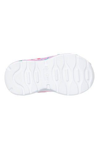 Sneakers rosa con glitter e suola decorata Skechers Play Scene Fun Squad