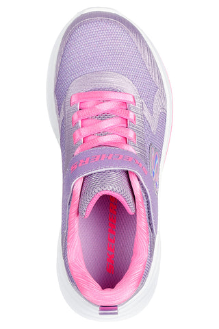 Sneakers lilla con glitter e strappo Skechers Wave 92