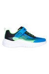 Sneakers blu e lime leggere con strappo Skechers Microspec Advance