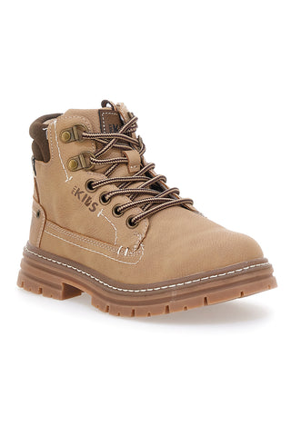 Pitt Kids BP305301 Beige Stiefeletten mit Reißverschluss