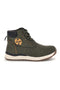 Scarpe alte verdi con zip laterale Pitt kids AT25W01
