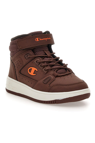 Sneakers mid marroni con strappo Champion RD18 Mid Comb B PS