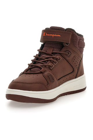 Sneakers mid marroni con strappo Champion RD18 Mid Comb B PS