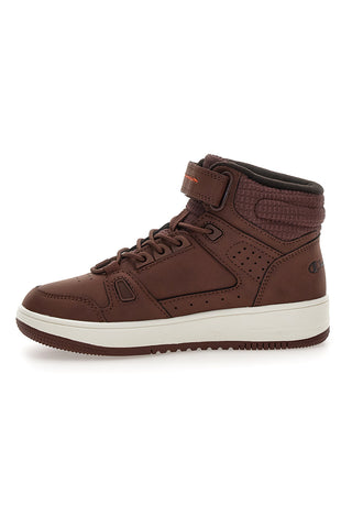 Sneakers mid marroni con strappo Champion RD18 Mid Comb B PS