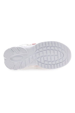 Sneakers bianche e rosa con fantasia animalier Mkids MG25124