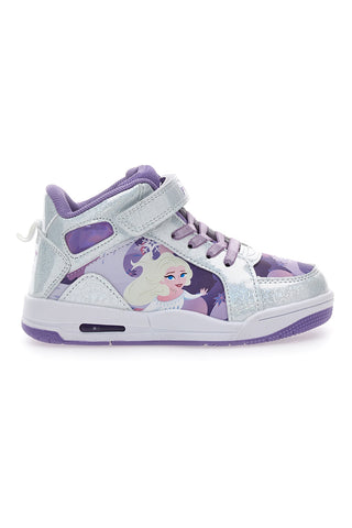 Weiße Sneakers mit lila Details Frozen D13188MC