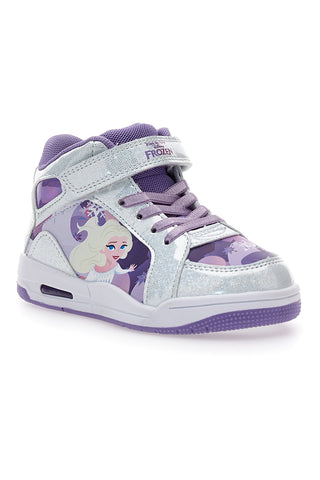 Sneakers bianche con dettagli viola Frozen D13188MC