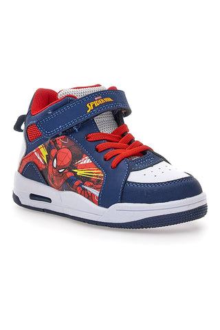 Sneakers blu con luci e chiusura a strappo Spiderman M13194MC