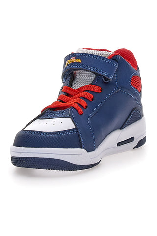 Sneakers blu con luci e chiusura a strappo Spiderman M13194MC