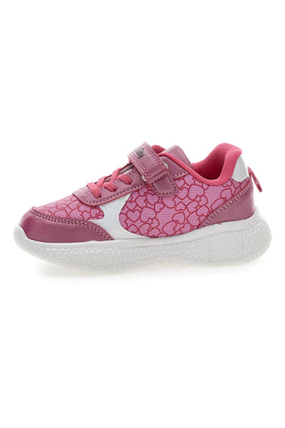 Rosa Turnschuhe mit Lichtern und Klettverschluss Hello Kitty H13056MC