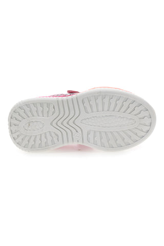 Sneakers rosa con luci e velcro Hello kitty H13056MC