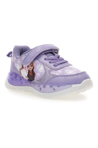 Lila Sneakers mit Frozen-Lichtern D13069MC