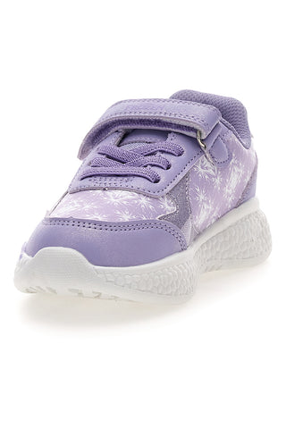 Lila Sneakers mit Frozen-Lichtern D13069MC