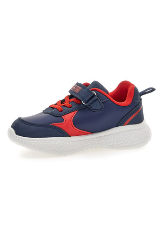Blaue und rote Sneakers mit Lichtern Spiderman M13063MC