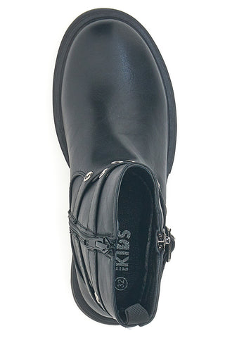 Pitt Kids SKBS934 Schwarze Stiefeletten mit Nieten