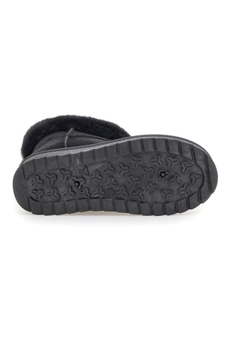 Stivaletti neri con risvolto in pelo Pittarello Love PK1643A