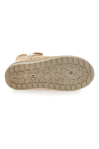 Beige Stiefeletten mit Zierknopf Pittarello Love PK1714A