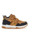 Sneakers trekking marroni con doppio strappo Pitt Kids 127