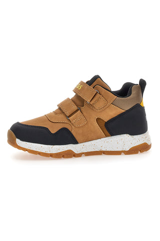 Sneakers trekking marroni con doppio strappo Pitt Kids 127