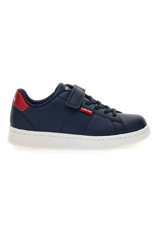 Sneakers blu con dettagli rossi Levi's Bell Jr