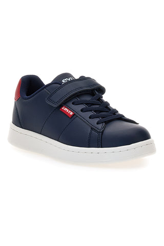 Sneakers blu con dettagli rossi Levi's Bell Jr