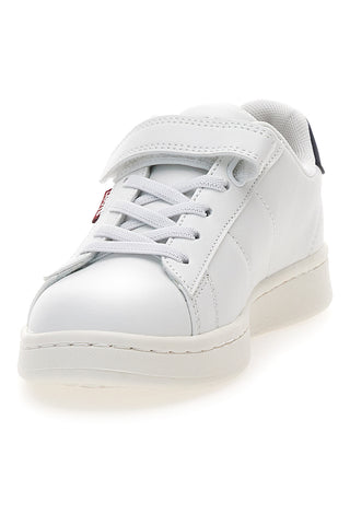 Sneakers bianche con dettaglio blu navy Levi's Bell JR