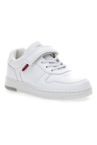 Levi's – Kick SE – Weiße Sneaker mit Klettverschluss