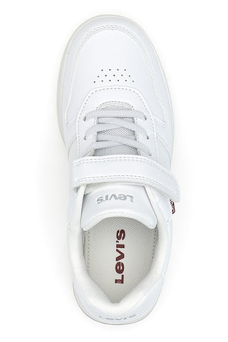 Levi's – Kick SE – Weiße Sneaker mit Klettverschluss