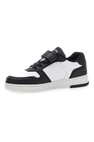 Sneakers bianche e nere con chiusura a strappo Levi's Kick SE